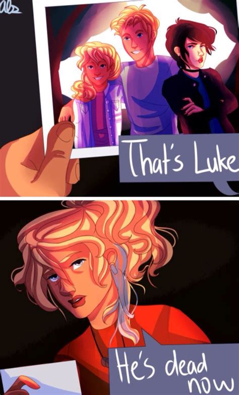 going to die, at least not yet. . Annabeth is abused by luke fanfic